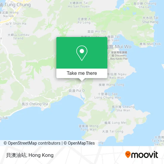 貝澳油站 map