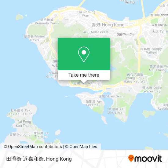 田灣街 近嘉和街地圖