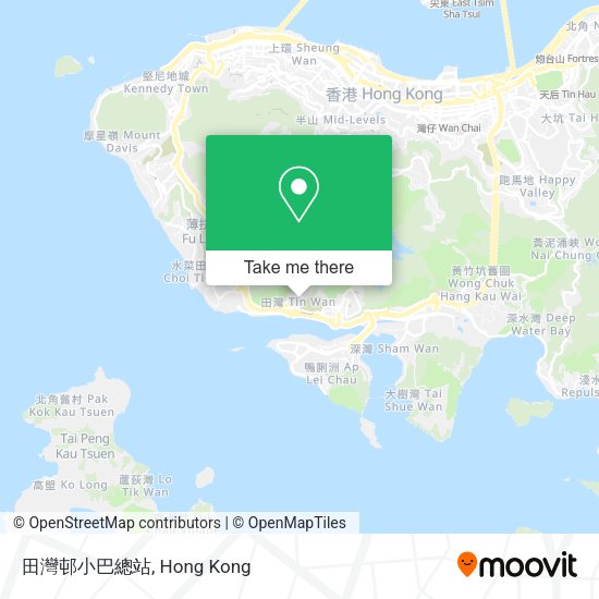 田灣邨小巴總站 map