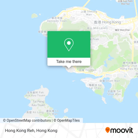 Hong Kong Reh map