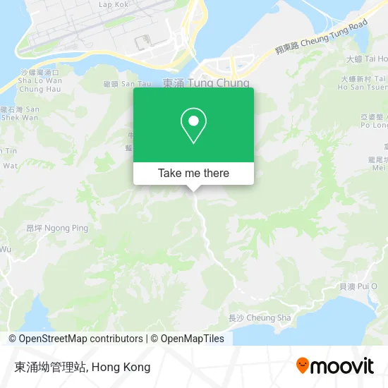 東涌坳管理站地圖