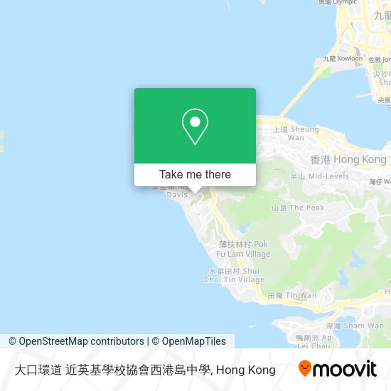 大口環道 近英基學校協會西港島中學 map