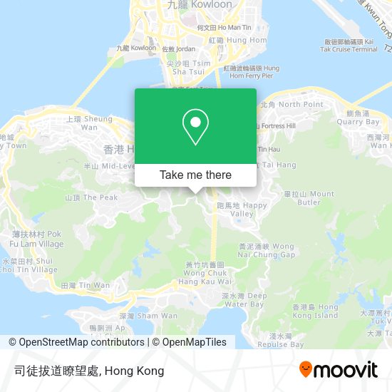司徒拔道瞭望處地圖