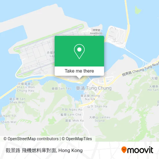 觀景路 飛機燃料庫對面地圖