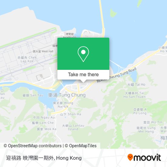 迎禧路 映灣園一期外地圖