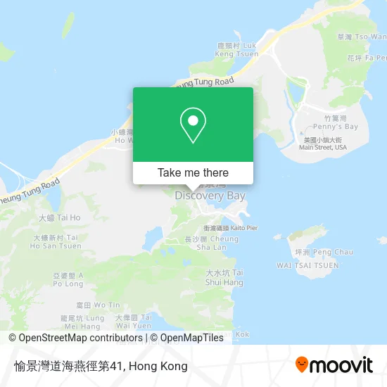 愉景灣道海燕徑第41 map