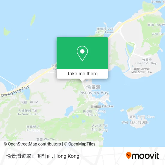 愉景灣道翠山閣對面 map