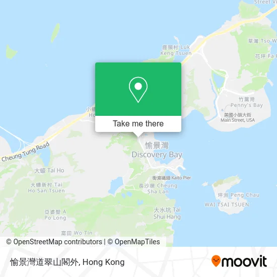 愉景灣道翠山閣外 map