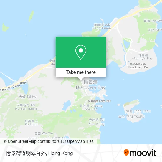 愉景灣道明翠台外 map