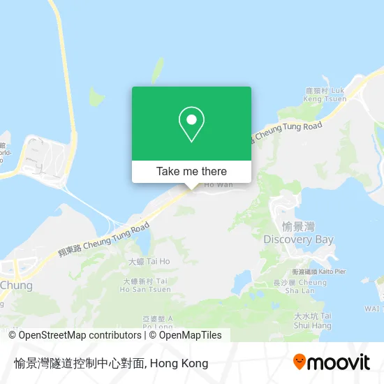 愉景灣隧道控制中心對面 map