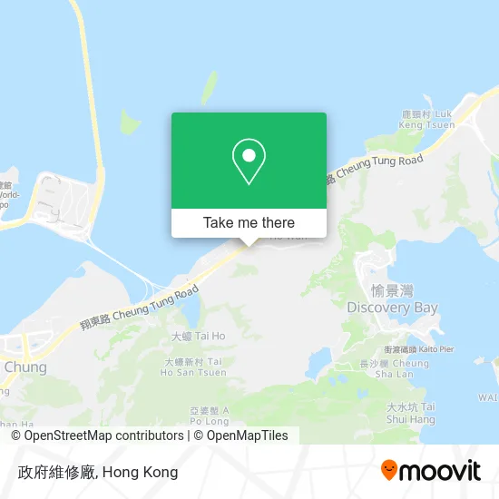 政府維修廠 map