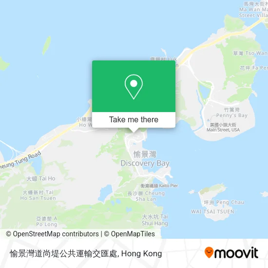 愉景灣道尚堤公共運輸交匯處 map
