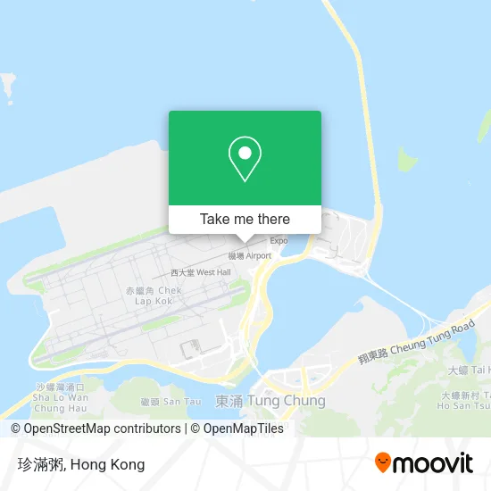 珍滿粥 map