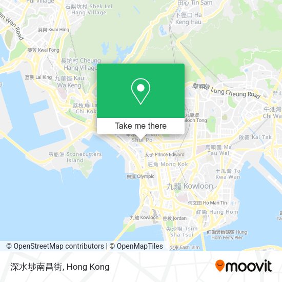 深水埗南昌街地圖