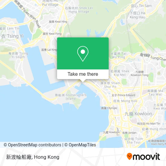 新渡輪船廠 map