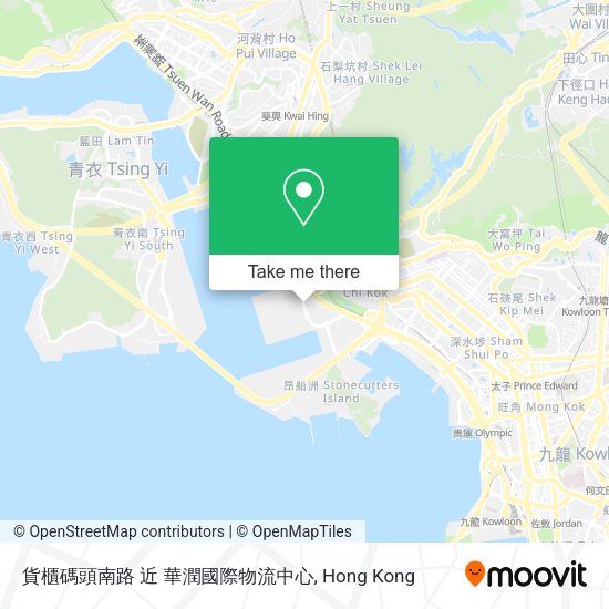 貨櫃碼頭南路 近 華潤國際物流中心地圖