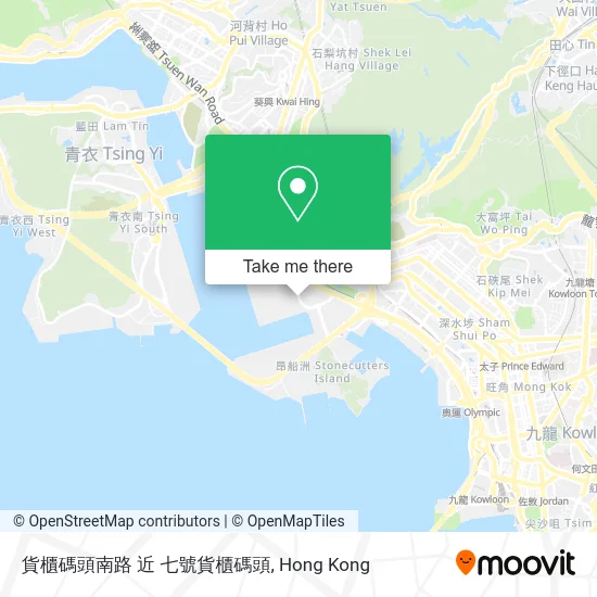 貨櫃碼頭南路 近 七號貨櫃碼頭 map