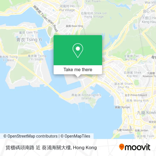 貨櫃碼頭南路 近 葵涌海關大樓 map