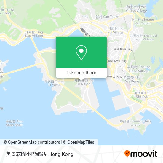 美景花園小巴總站地圖