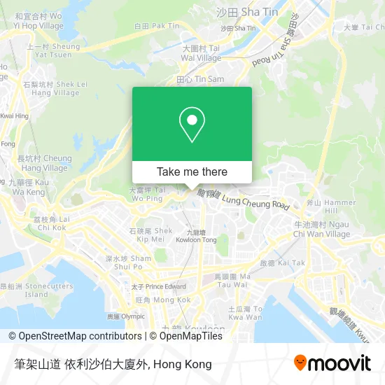 筆架山道 依利沙伯大廈外 map