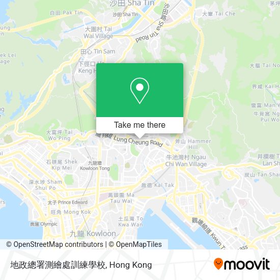 地政總署測繪處訓練學校地圖