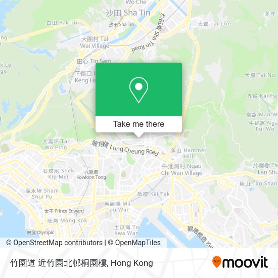 竹園道 近竹園北邨桐園樓地圖