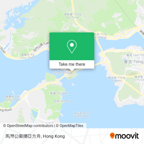 馬灣公園挪亞方舟地圖