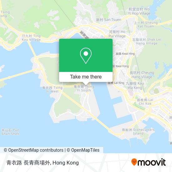青衣路 長青商場外地圖