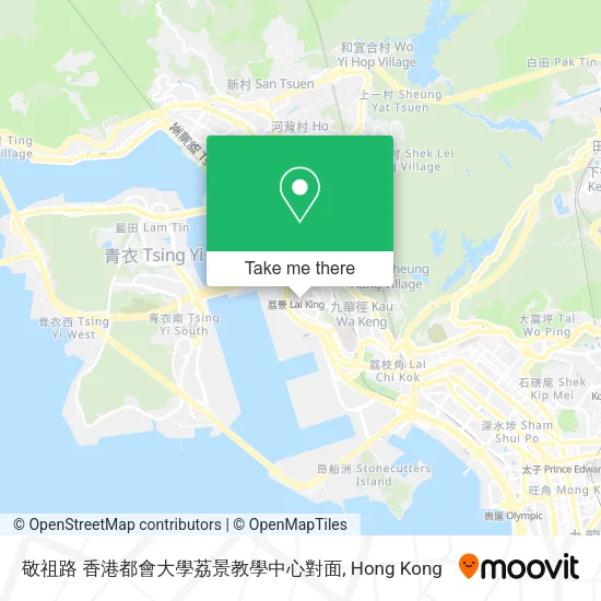 敬祖路 香港都會大學荔景教學中心對面 map