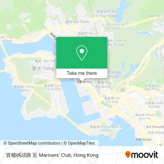 貨櫃碼頭路 近 Mariners' Club地圖