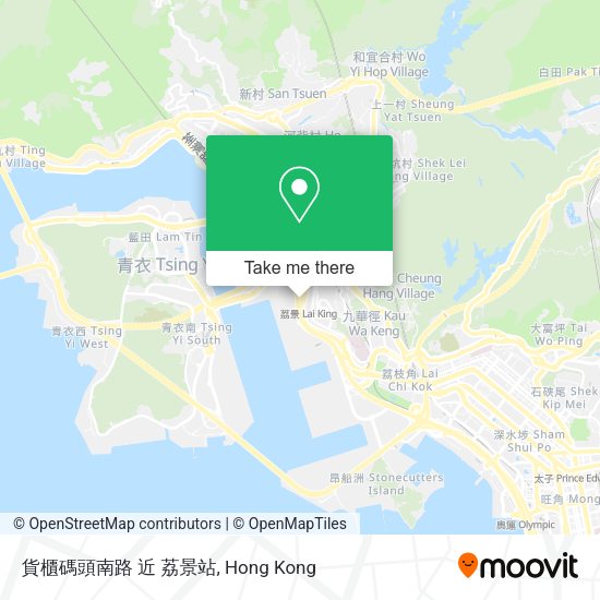 貨櫃碼頭南路 近 荔景站地圖