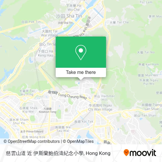 慈雲山道 近 伊斯蘭鮑伯濤紀念小學地圖