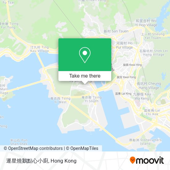 運星燒鵝點心小廚地圖