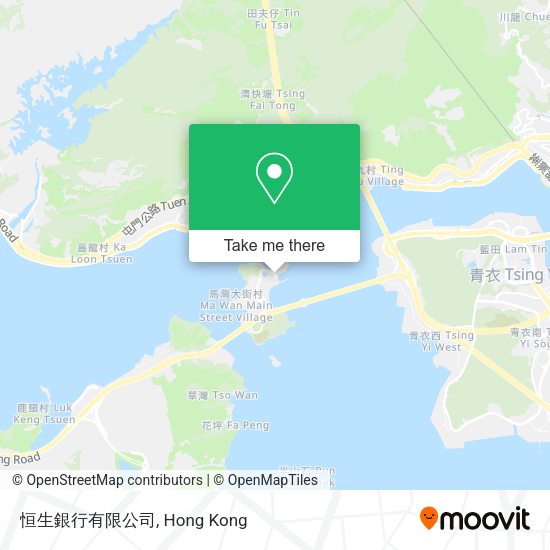 恒生銀行有限公司地圖