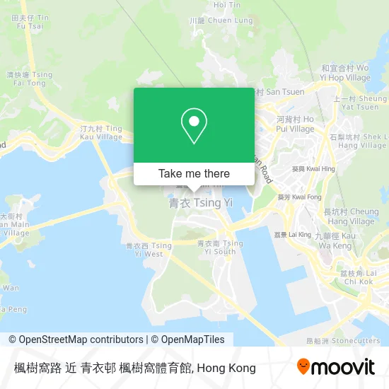 楓樹窩路 近 青衣邨 楓樹窩體育館 map
