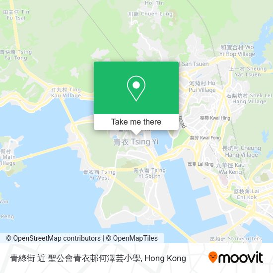 青綠街 近 聖公會青衣邨何澤芸小學地圖