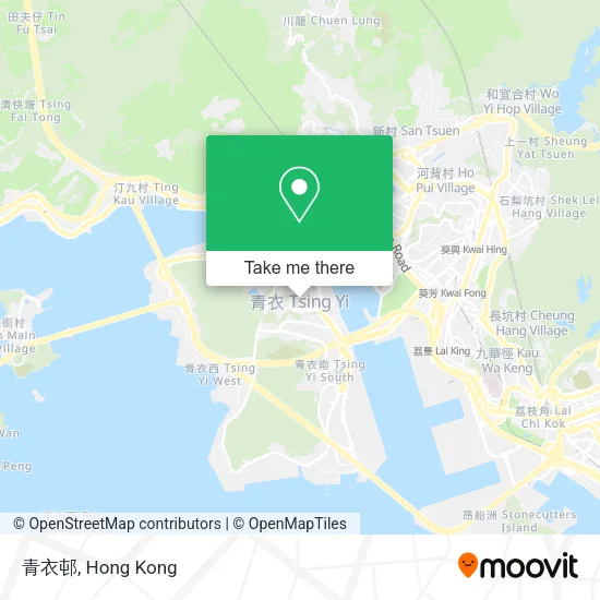 青衣邨地圖