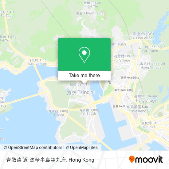 青敬路 近 盈翠半島第九座地圖