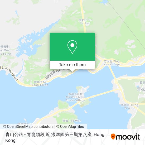 青山公路 - 青龍頭段 近 浪翠園第三期第八座地圖