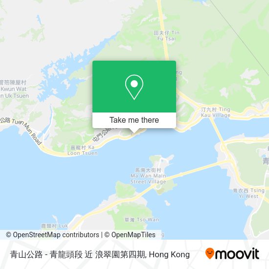 青山公路 - 青龍頭段 近 浪翠園第四期地圖