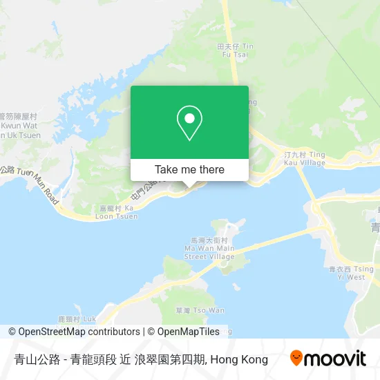 青山公路 - 青龍頭段 近 浪翠園第四期地圖