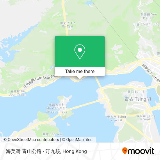海美灣 青山公路 - 汀九段 map