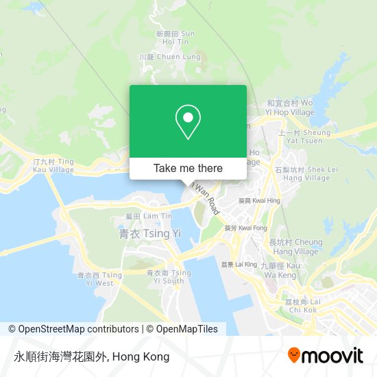 永順街海灣花園外地圖