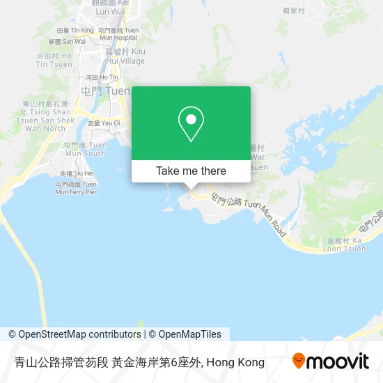 青山公路掃管芴段 黃金海岸第6座外 map