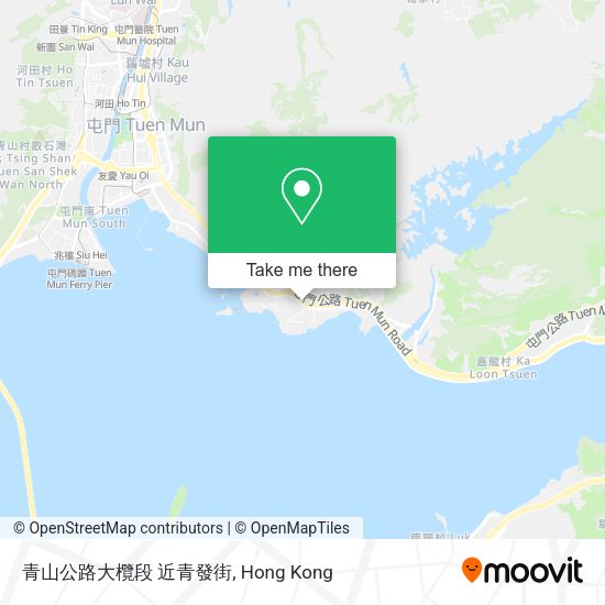 青山公路大欖段 近青發街地圖