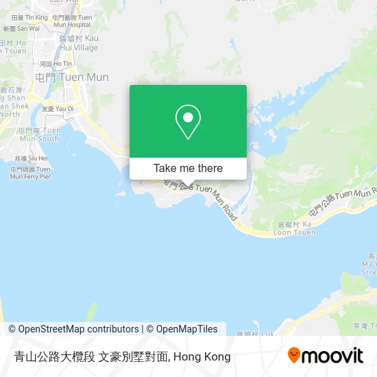 青山公路大欖段 文豪別墅對面 map