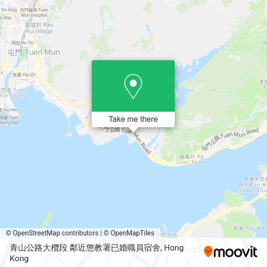 青山公路大欖段 鄰近懲教署已婚職員宿舍地圖