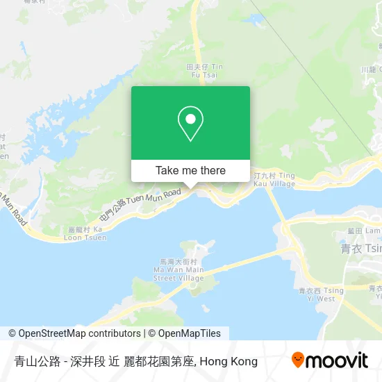 青山公路 - 深井段 近 麗都花園第座 map
