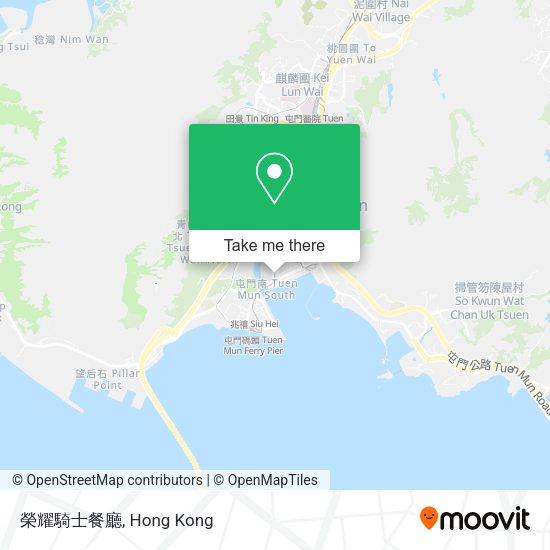 榮耀騎士餐廳 map