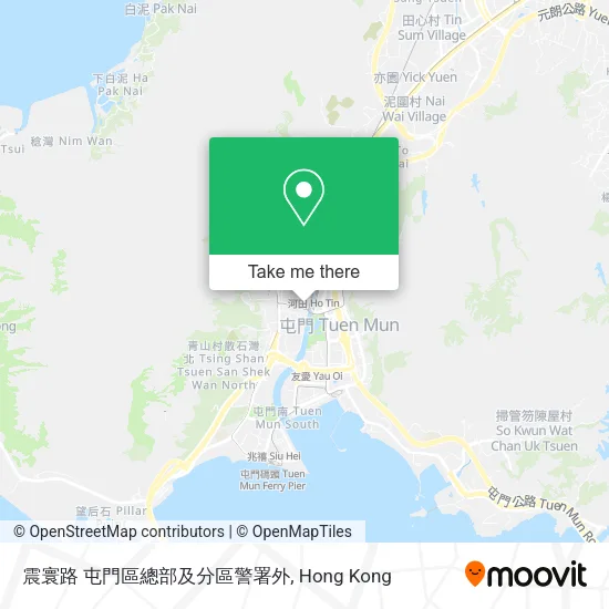 震寰路 屯門區總部及分區警署外地圖
